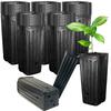ЗДОРОВЫЙ Рассада Длинные Поливиниловые Горшки для Растений для Рассады Горшков, Горшков, Кашпо, Глубокие, Горшки, (Упаковка 100 шт.)