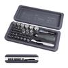Mini Ratchet and Screwdriver Set 41-Pieces Polycarbonate and Alloy Steel Compact and Portable