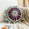 Moroccan Ethnic Style Hand-embroidered Round Pillowcase Living Room Sofa Cushion Ball Indian Decorative Pillow