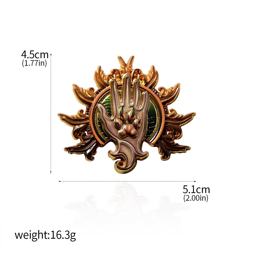 Горячая игра Baldur's Gate 3 Pins Rogue Poet Warrior Paladin Брошь Значок Косплей Реквизит Мужчины Женщины Рюкзак Ювелирные изделия Аксессуары