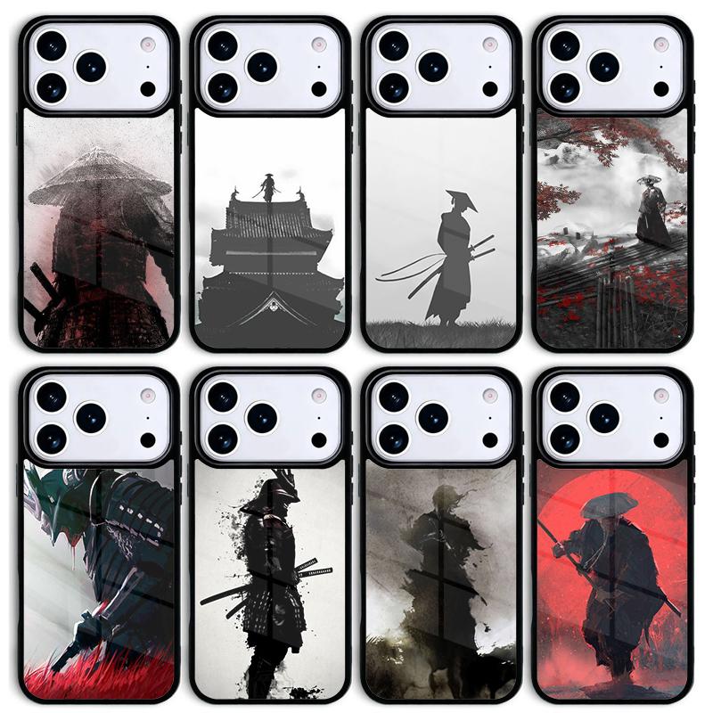 Japan The samurai Ninja Mobile Phone Case for IPhone 17 AIR 16pro Max 15 14 13 12 11 Bumper Cover