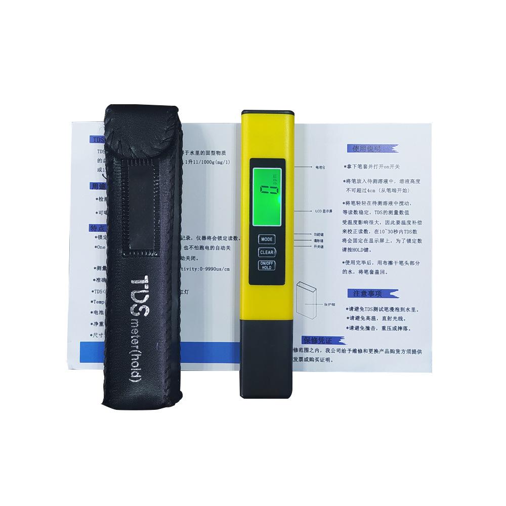 Water Meter Portable Pen Tds Ec Conductivity Tester Water Quality Monitor For Drinking Water Fertilizer Concentration