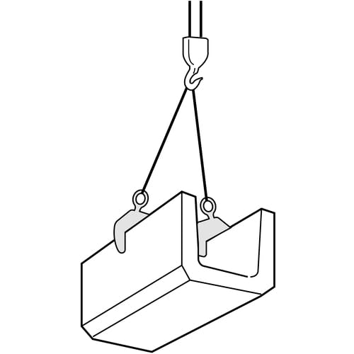Super Concrete Secondary Product Lifting Clamp (Machine Type) Capacity: 150 Kg Clamp