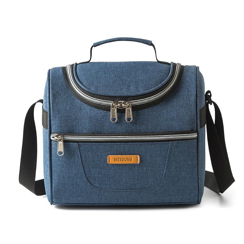 Новая Мода Однотонные Сумки-Тоут Холодильники для Женщин и Мужчин Школа Офис Портативные Наплечные Изоляционные Сумки для Ланча