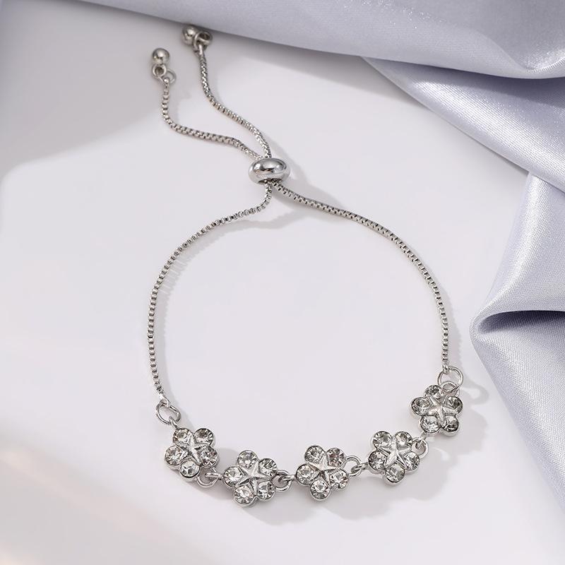 Модный геометрический кристальный регулируемый браслет с бахромой, нишевый, легкая роскошь, персонализированный браслет, ювелирные изделия высокого класса