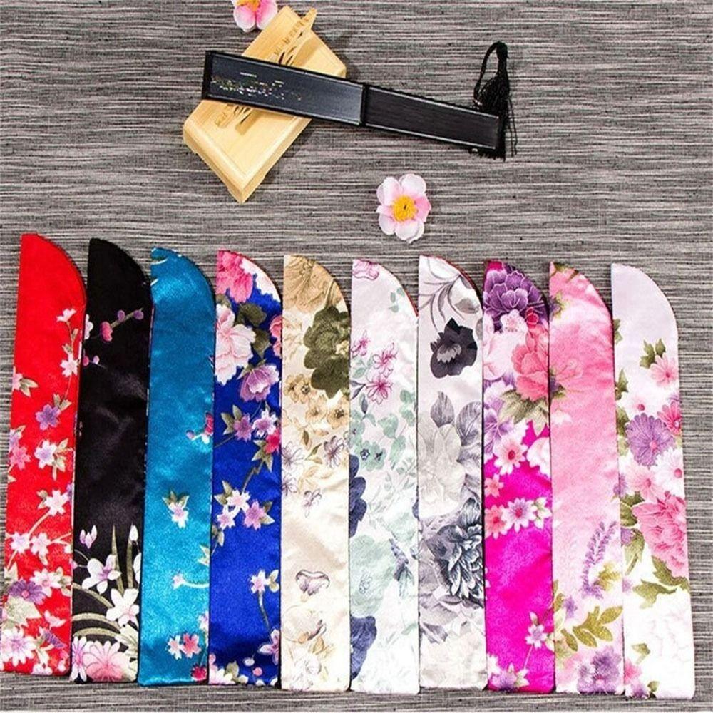 Decoration Fan Sleeve Women Packaging Pouch Beautiful Folding Hand Fan Bag
