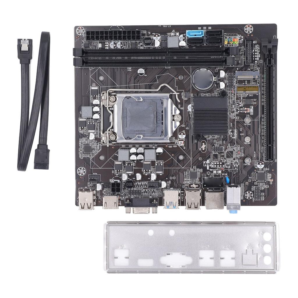 Игровая материнская плата B75 с портами M.2, двухканальной памятью DDR3 для LGA1155, 4 USB2.0, 2 USB3.0, SATA3.0