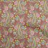Cotton Flex Dark Peach Fabric Paisleys Craft Projects Decor Fabric Printed By The Yard 40 Inch