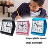 Alarm Clock Portable No Tick Snooze Silent Small Bedside Clocks