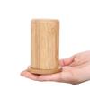 Engraved Bamboo Toothpick & Cotton Swab Holder for Home, Hotel, or Restaurant.