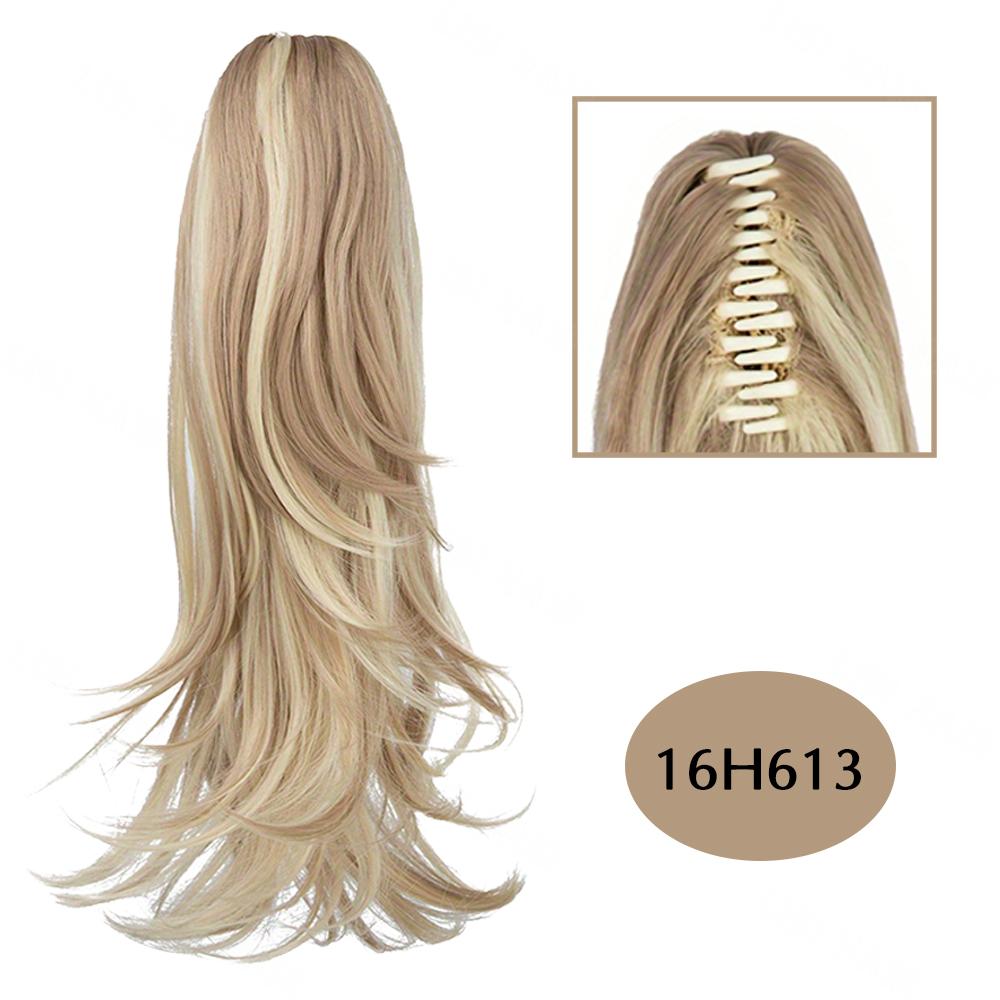 XINRAN Синтетические волнистые зажимы для волос в хвосте, наращивание волос, конский хвост, шиньон для женщин, повседневный косплей