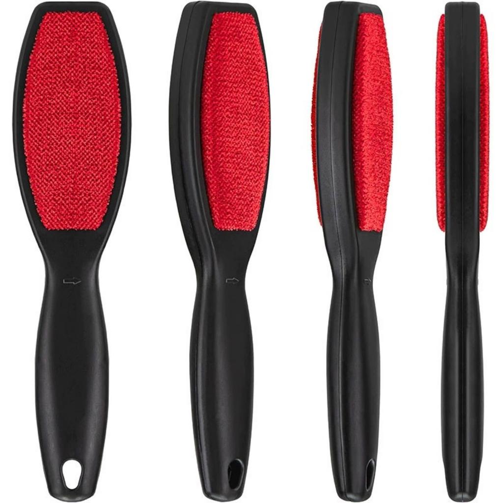 Набор из 2 двухсторонних велюровых щеток для чистки ворса! Удаляет ворс, пыль, перхоть и шерсть домашних животных с одежды и обивки