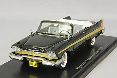 Neo Plymouth Fury Кабриолет 1958 Черный 1/43