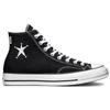 Stussy x Converse Chuck 70s Простые и удобные Устойчивые к истиранию Высокие эспадрильи Унисекс Черно-белые