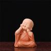 Decoration Desk Miniatures Little Monk Figurine Monk Ornament Buddha Monk Statue Small Monk Status