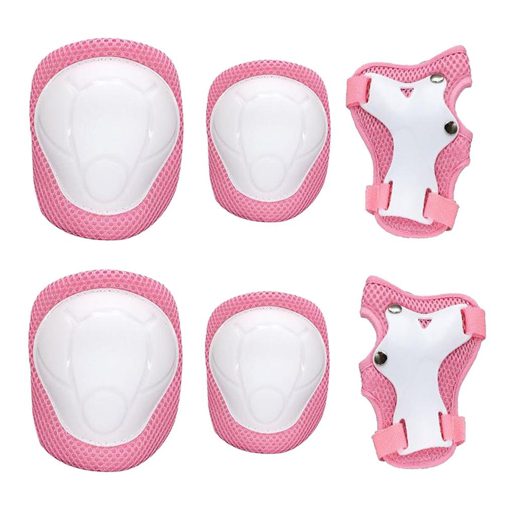 Kids Skateboard Bike Protective Gear Outfit Knee Elbow Wrist Pad Set