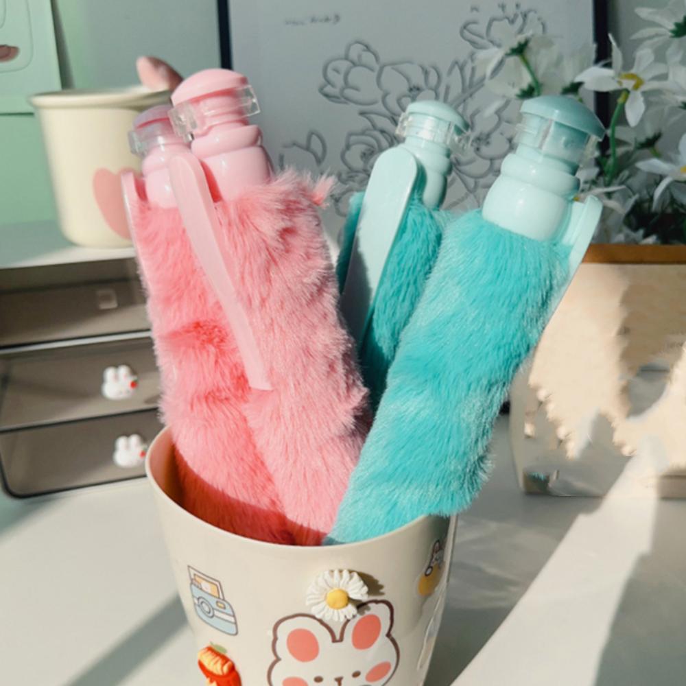 Pink Giant Ballpoint Pen Creative Pressing Pressure Reducing Pen Cute  Plush Pen  Children