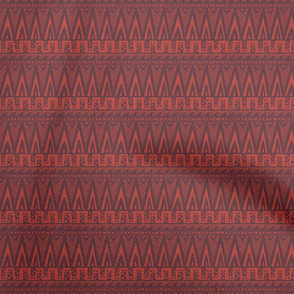 oneOone Хлопчатобумажная гибкая ткань темного горчичного цвета, ткань для шитья племенного материала, ткань с принтом в ярдах, 40 дюймов