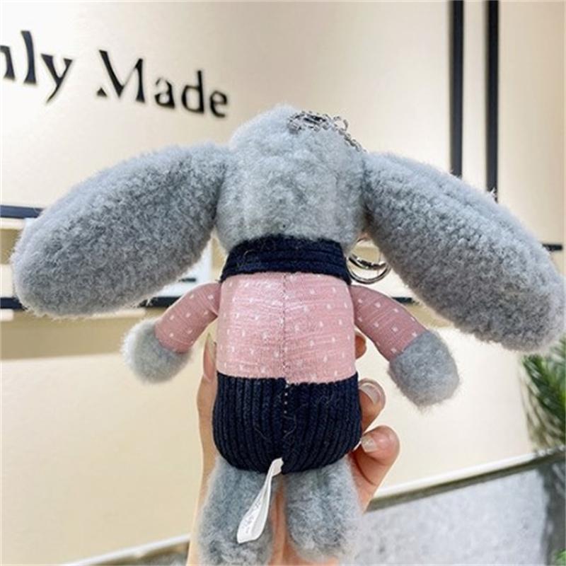 Плюшевый маленький рюкзак Зайчик Брелок-подвеска Кукла Брелок для машины Плюшевая игрушка
