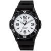 Q&Q Watch Analog Waterproof Urethane Strap VR44-002 Men's White