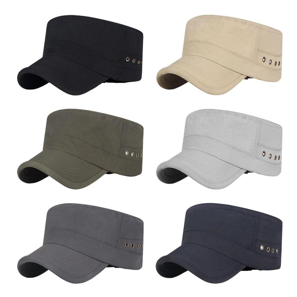 Anti-UV Baseball Cap Breathable Sun Hat Fashion Flat Top Hat Men Women