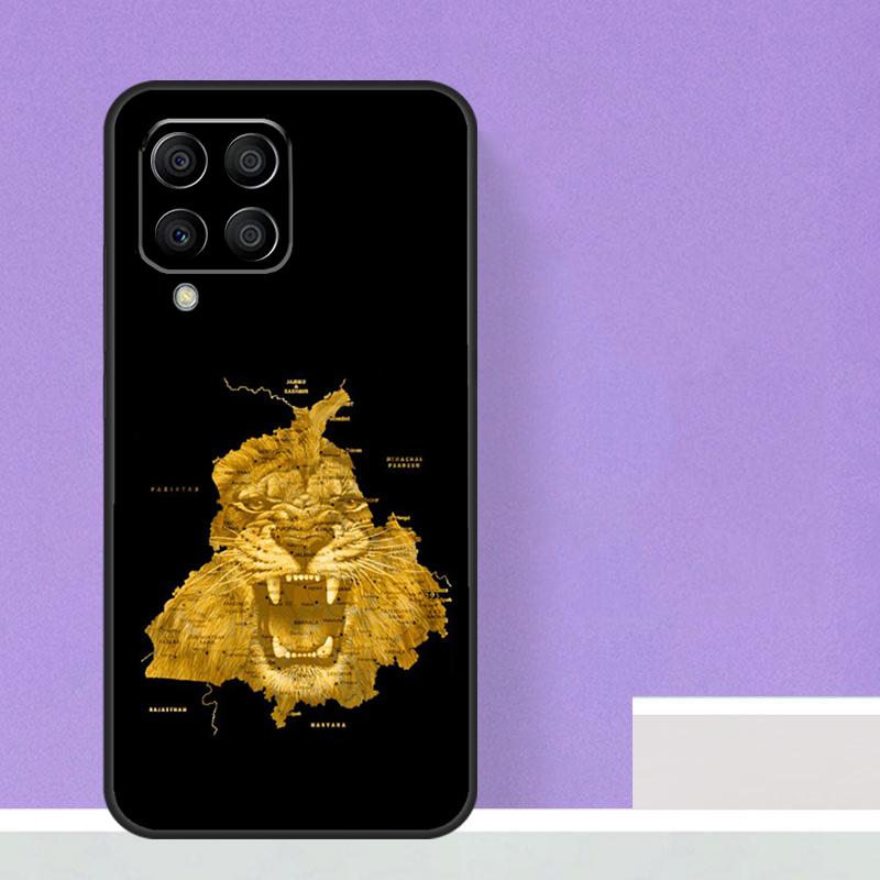 Карта Пенджаба для Samsung Galaxy M15 M55 M13 M33 M53 M21 M31 M51 M30s M20 M14 M34 M54 M12 M32 M52 чехол