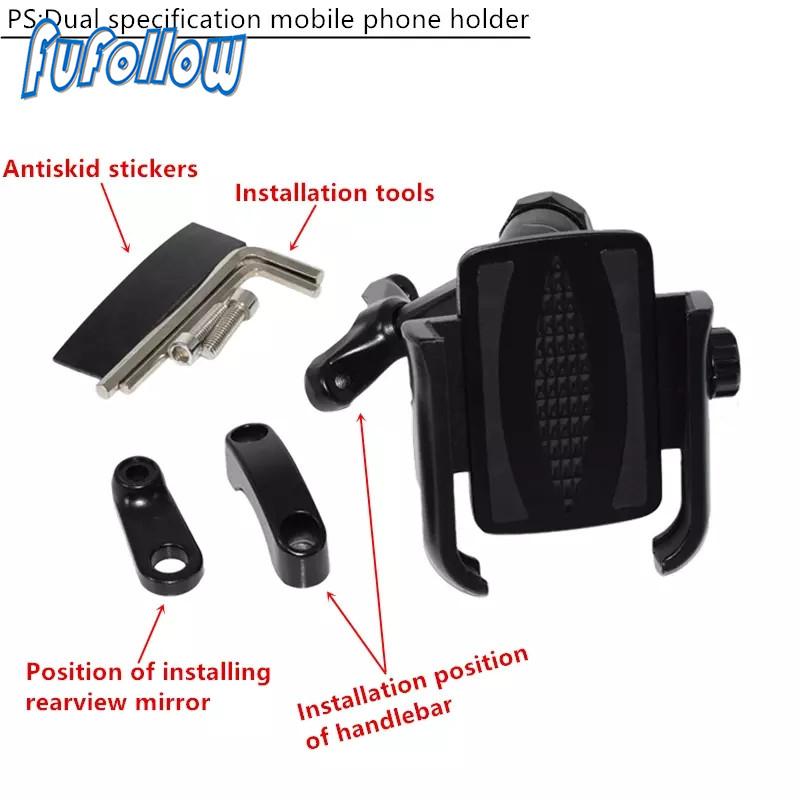 For Kymco K-XCT KXCT 125 300 400 Downtown 350i X-TOWN Motorcycle Accessories Handlebar Mobile Phone Holder GPS Stand