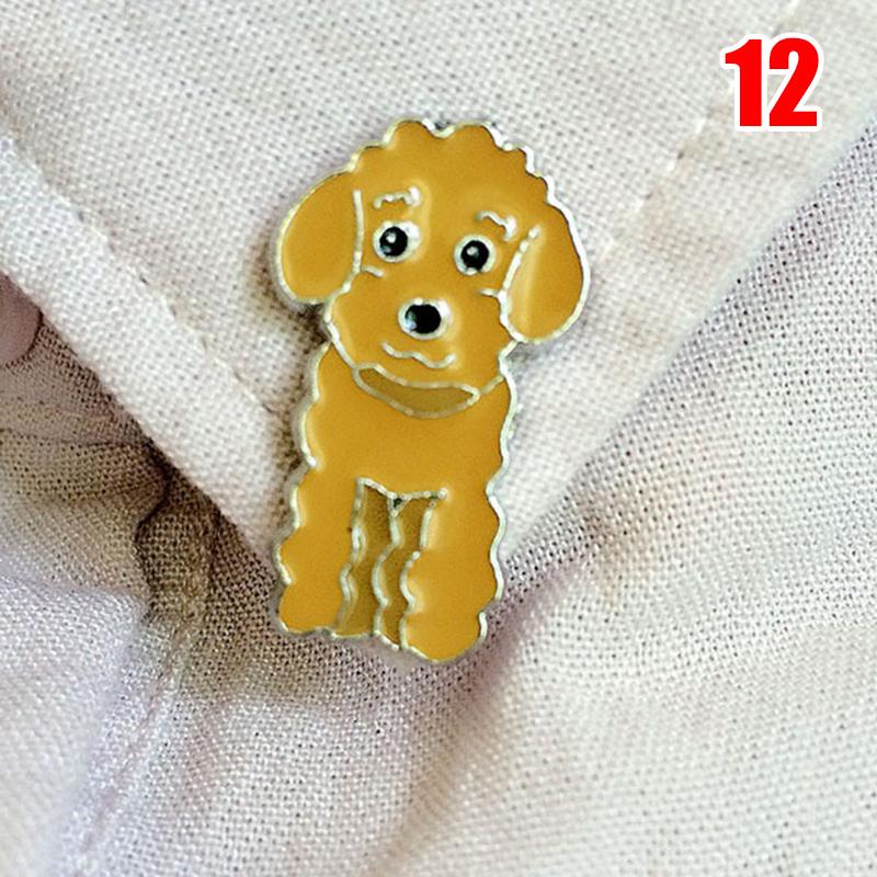 1PC Cartoon Pendant Dog Jewelry Dogs Brooches Pins Dachshunds Corgi Badge Decorated Cute Brooches