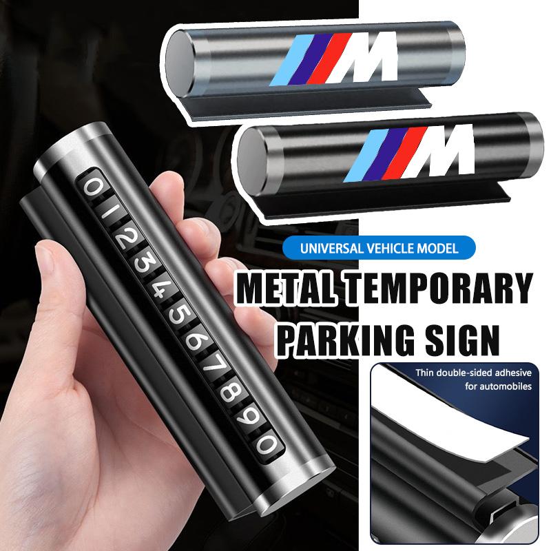 Car Temporary Parking Phone Number Card Plate Telephone Park Stop For BMW M 1 3 4 5 6 7 Series X1 X3 X4 X5 G20 G38 F48 E36 E39