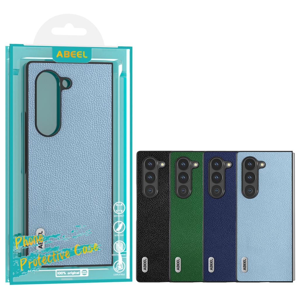 For Samsung Galaxy Z Fold6 5G Case Litchi Texture Non-Slip Phone Cover