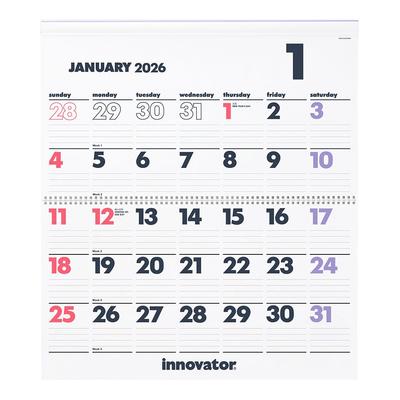 Innovator 2026 Настенный 31396006 Календарь, Большой,