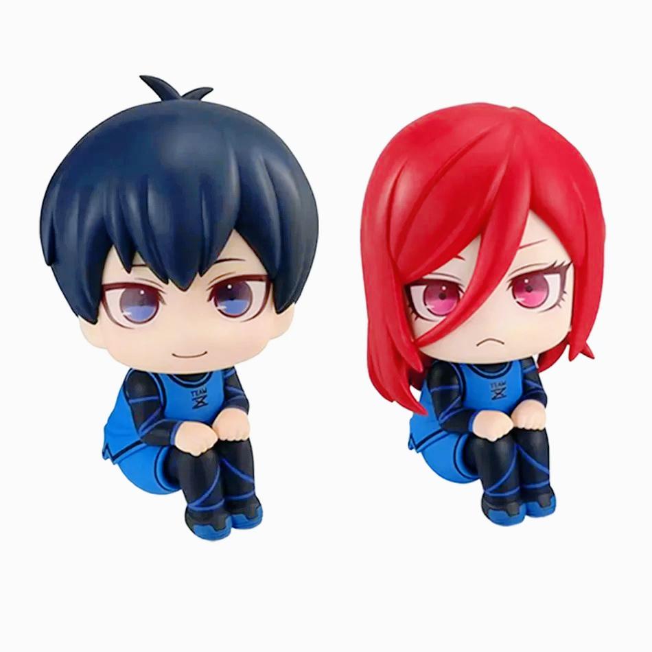 Кукла Исаги Ёичи Blue Lock Фигурки Игрушка Версия Q Чигири Хёма Бачира Мэгуру Наги Сэйсиро Фигурка ПВХ Орнамент Игрушки