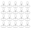 20Pcs Zinc Alloy Bag Clasps Swivel Trigger Clips Keychain Key Ring Hooks (32mm)