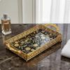 Ажурный поднос с ажурным дизайном, ornate glass, с двойной ручкой, для украшения дома, для туалетного столика,