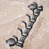 Suction Cup Wall Mount Coat Rack Removable Hanging Key Holder Bathroom Towel Hanger  Entryway