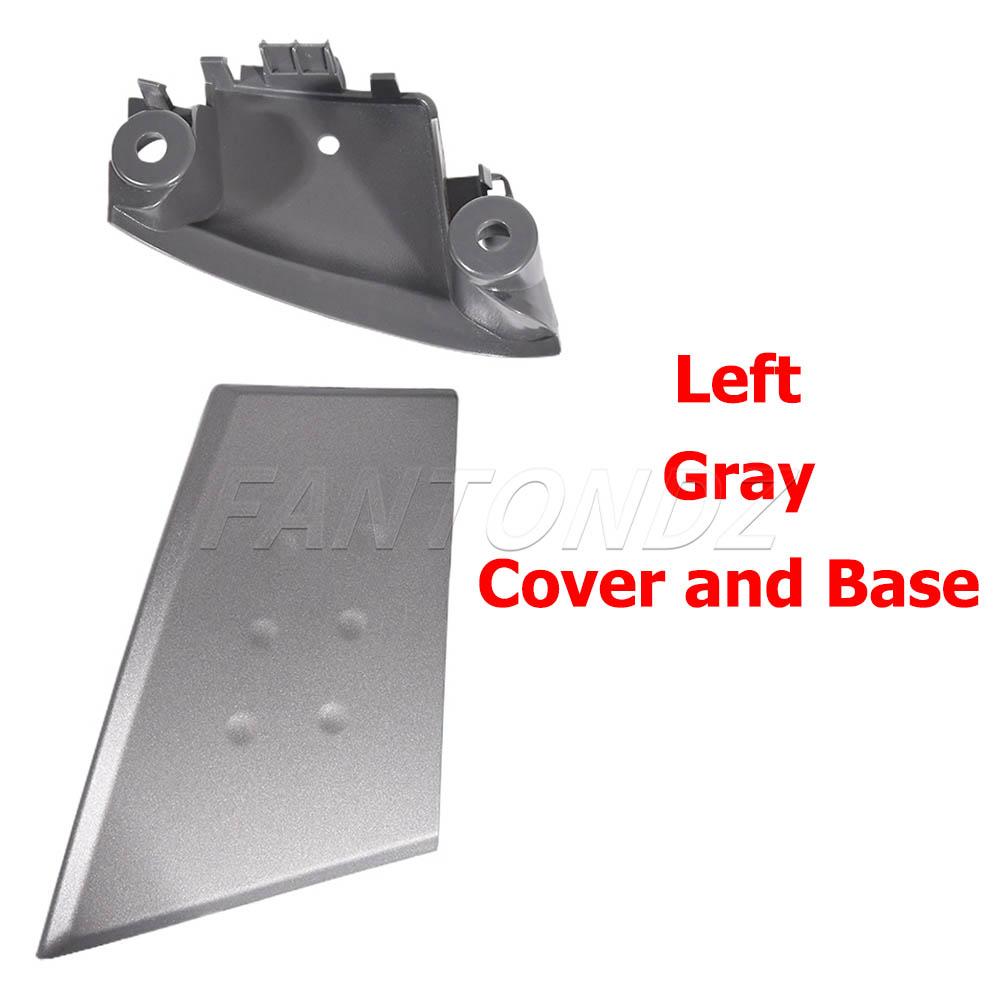 Car Gray Inner Handle Cover For Peugeot 107 Toyota Aygo Citroen C1 2005-2014 Door Buckle Hand Cover Door Armrest Base For BYD F0