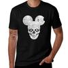 for underground people mouse ears underground art with Destroyed skull Underground TShirt Labor Work Casual TShirt