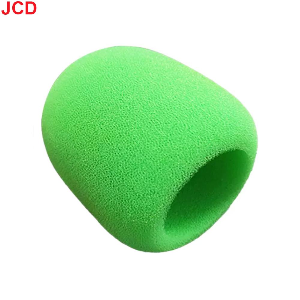 JCD 10pcs Mix Colors Sponge Microphone Set Replacement Foam DJ Stage Windshield Wind Shield Cover Thick Washable