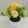 1Pc Potted Artificial Flower Stage Garden Wedding Home Party Decoration Props