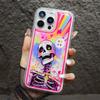 Halloween Glowing Skull Case for iPhone 16 Pro Max 15 14 Plus 13 12 11 Pro All-inclusive Fall Protection Cover
