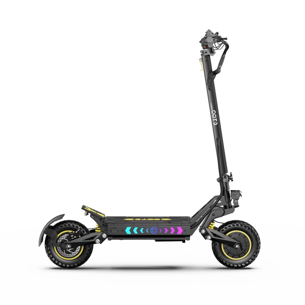 OOTD T10 Pro 1300*2 Dual Motor Electric Scooter 52V23.4AH Battery 70KM Range 150KG Load 11Inch Off-Road Tires E-Scooter