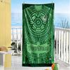Ethnic Tribal Patterns Customize Your Name Beach Towel Quick-Dry Soft Microfiber Suitable for Swimming Gym Camping Yoga Vacation