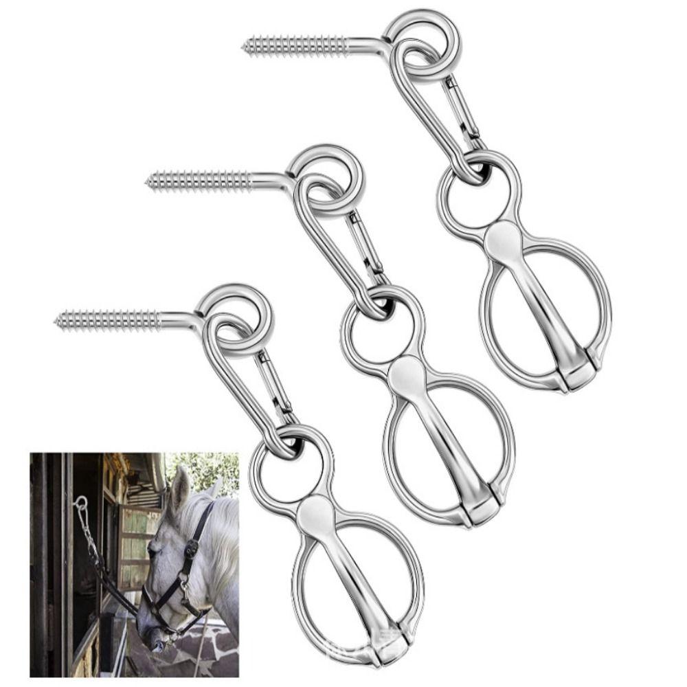 Quick Snap Horse Trailer Ties Stainless Steel Horse Rigging Equipment  Horse Trailer Accessories