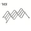 Durable Stainless Steel Soap Holder Holder, Drain Tray, Wave Shaped 2-3 Dual Sided Tray Soaps Sponge Organizer for Bathroom Shower Kitchen Countertops