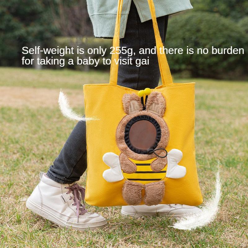 Домашнее животное Милая парусиновая сумка для домашних животных Гаджет для прогулок Свободный и удобный анти-расстегиваемый Маппет Британская короткошерстная Американская короткошерстная незаменимая вещь для путешествий