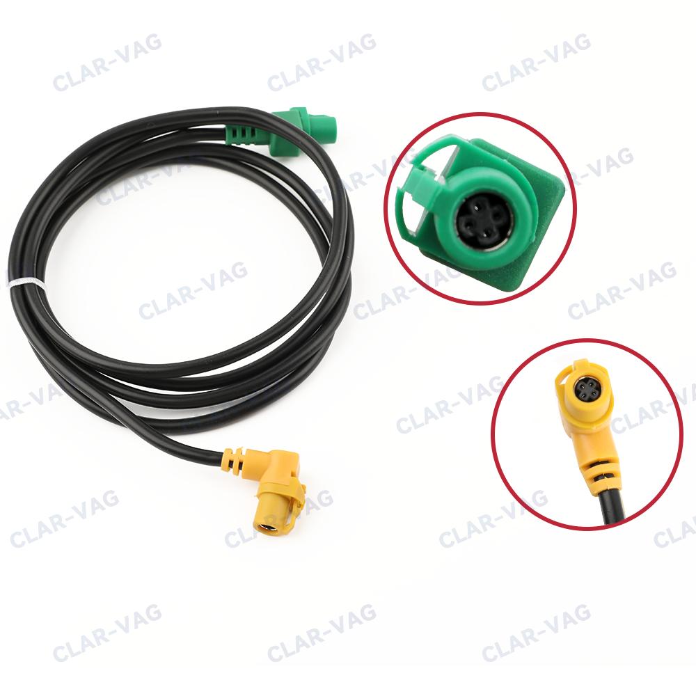 MIB2 STD2 ZR NAV Radio Power Converter Cable Wire Harness With 2 to 2 Cable for Golf 7 MK7 Passat B8 MQB TIGUAN POLO 6C