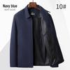 High-End Business Casual Jacket for Middle-Aged and Elderly Men - Spring/Autumn Lapel Coat