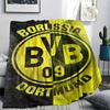 1pc Dortmund Print Flannel Blanket, High quality Comfortable for All Seasons, Home Decor, Warmth and Comfort, Perfect for Christmas Gifts28