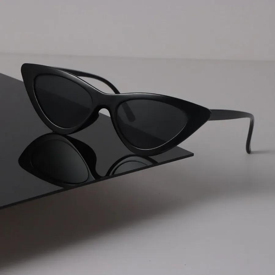 Модные Солнцезащитные Очки Женские Мужские Кошачий Глаз Зеркальные Маленький Бренд Дизайнер Черные Солнцезащитные Очки Трендовые Очки Унисекс Сексуальные Классические