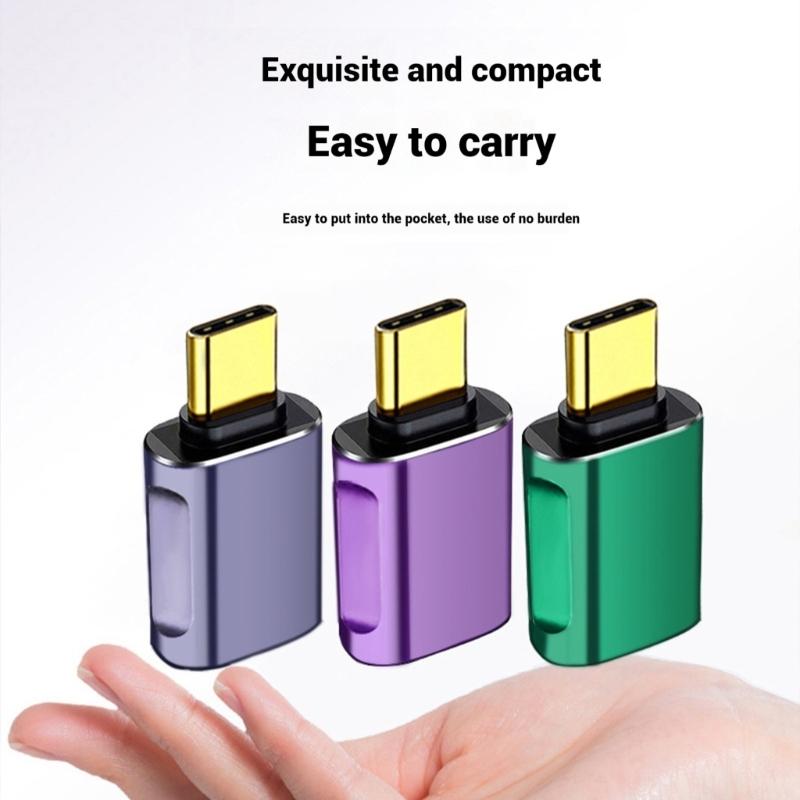 OTG-конвертер Type C 5В/12В Адаптивная зарядка 5 Гбит/с Передача данных USB C на USB-адаптер для мобильного телефона, ноутбука